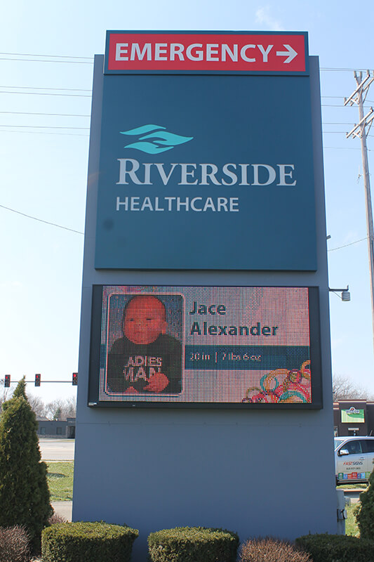 Riverside Healthcare outside sign